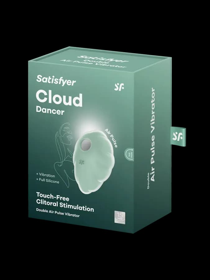 Стимулятор клитора с вибрацией и воздушной стимуляцией Satisfyer Cloud Dancer