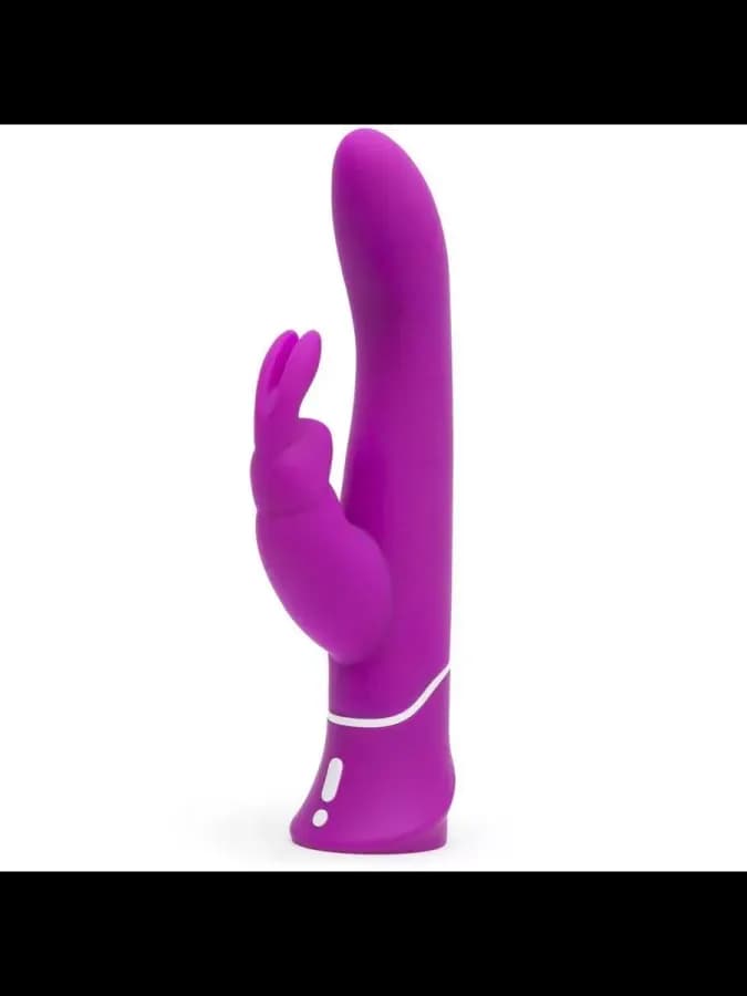 Вибратор с клиторальным стимулятором Happy Rabbit Curve Power Motion фиолетовый — фото 5