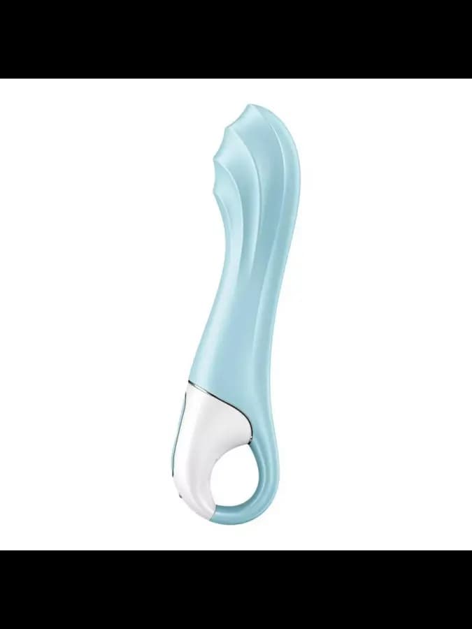 Надувной вибратор для точки-G Satisfyer Air Pump Vibrator 5+ голубой — фото 3