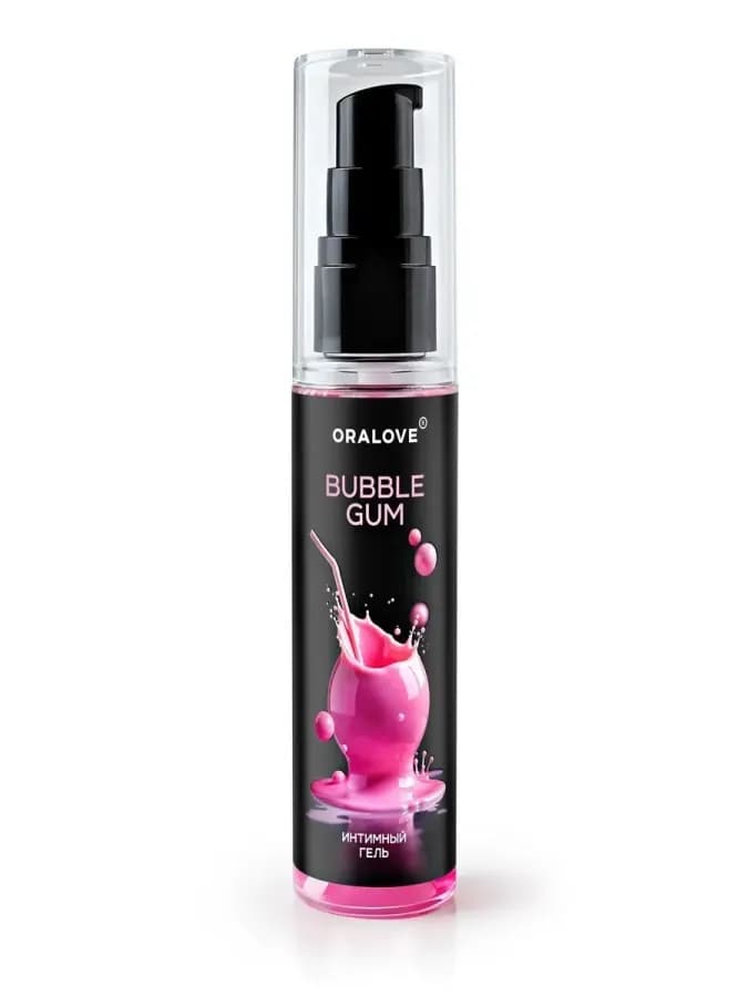 Съедобная гель-смазка Oralove Bubble Gum 60 г — фото 1