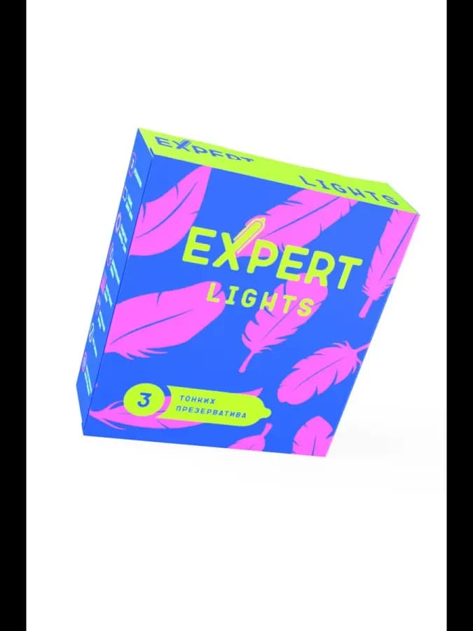 Презервативы ультратонкие Expert Lights 3 шт