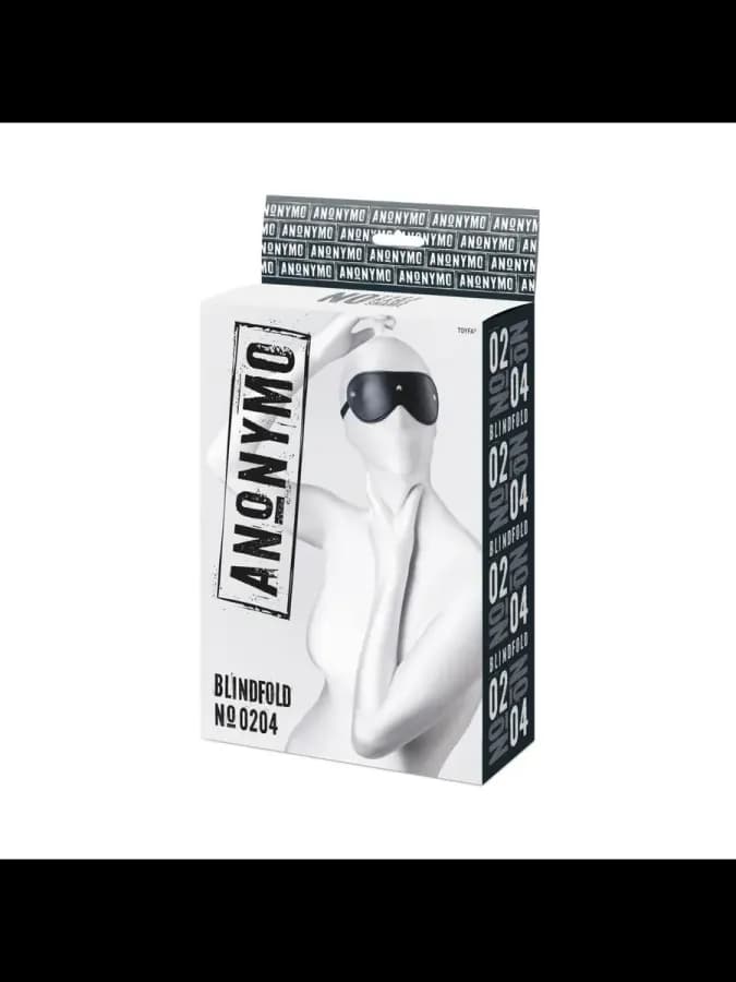 Черная маска на глаза ANONYMO 0204ToyFа — фото 5
