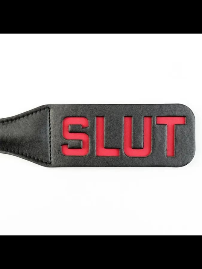Шлёпалка БДСМ "SLUT" — фото 3