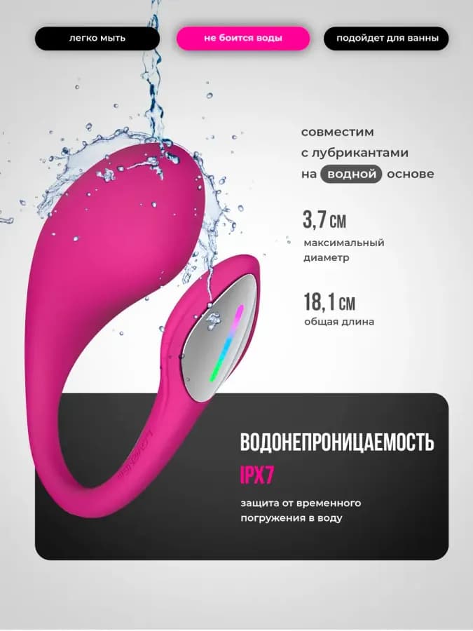 Виброяйцо с Lush 4