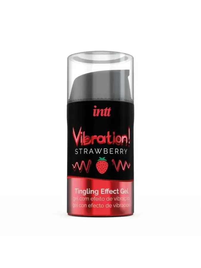 Жидкий вибратор для клитора Vibration! Strawberry 15мл