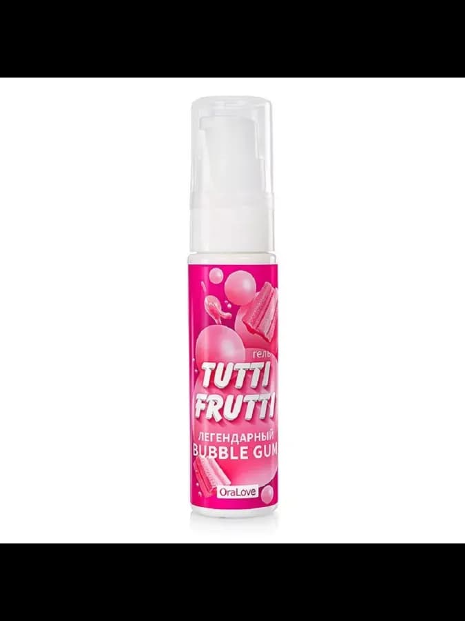 Съедобная гель-смазка Tutti-Frutti Бабл Гам 30 гр