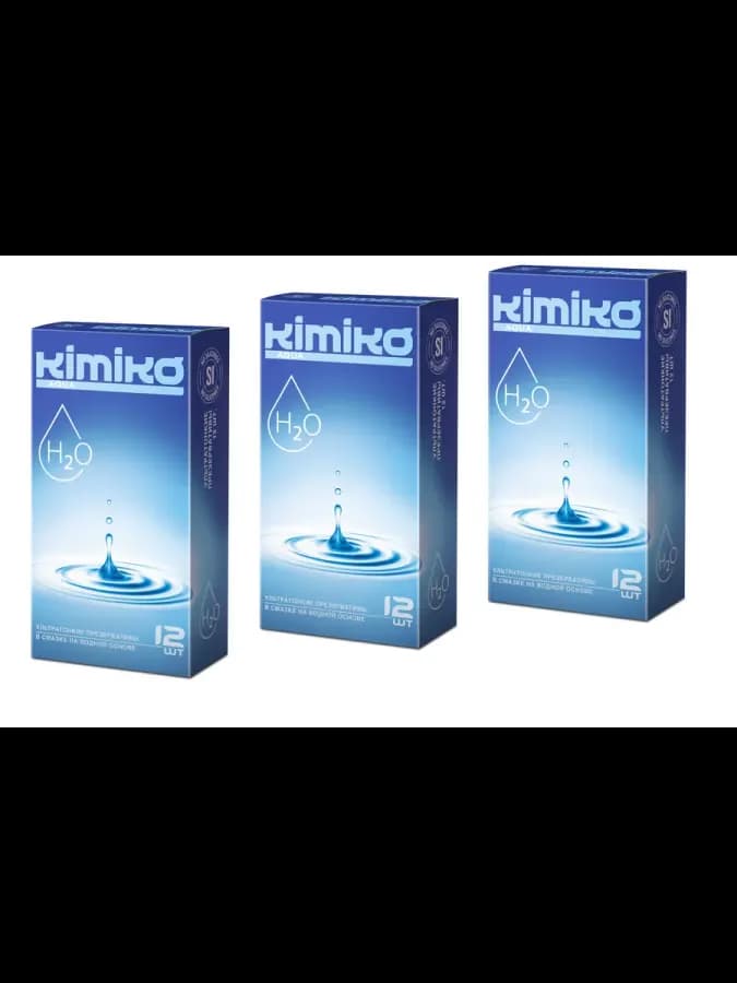 Презервативы KIMIKO AQUA №12 с доп смазкой 36шт