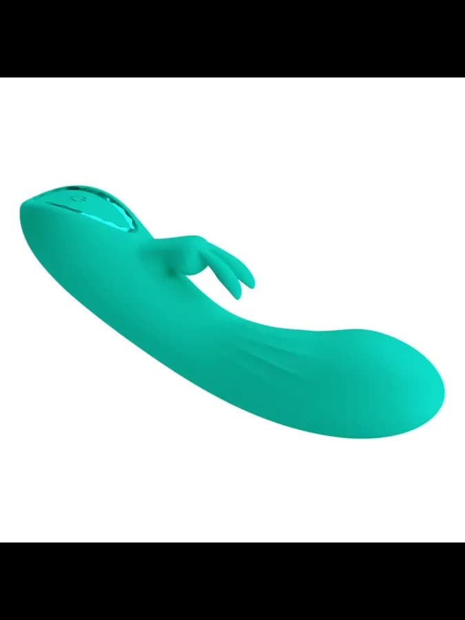 Массажёр-кролик с мощной вибрацией DJ STICK, бирюзовый — фото 5