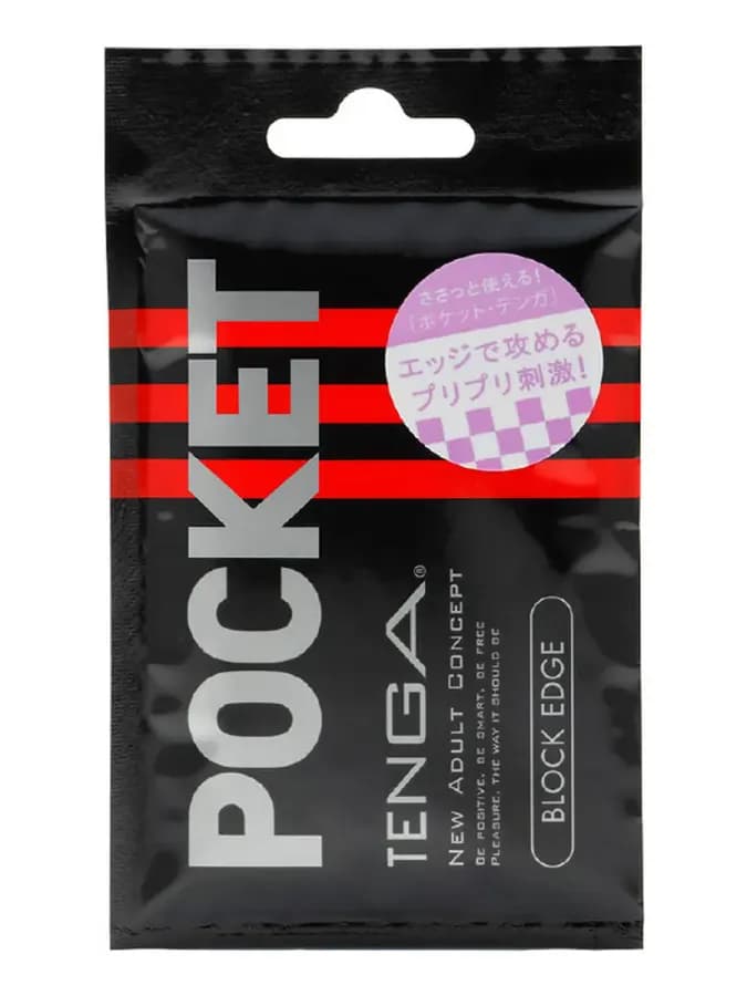 TENGA Pocket Мастурбатор Block Edge