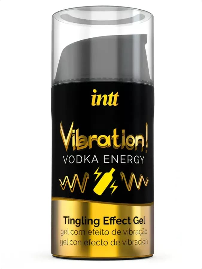 Жидкий гель Vibration! с эффектом вибрации Vodka, 15мл — фото 1