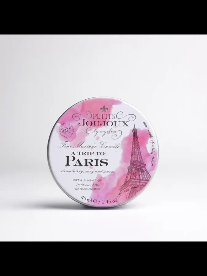 PETITS JOUJOUX Массажная свеча PARIS ваниль и сандал 33 гр