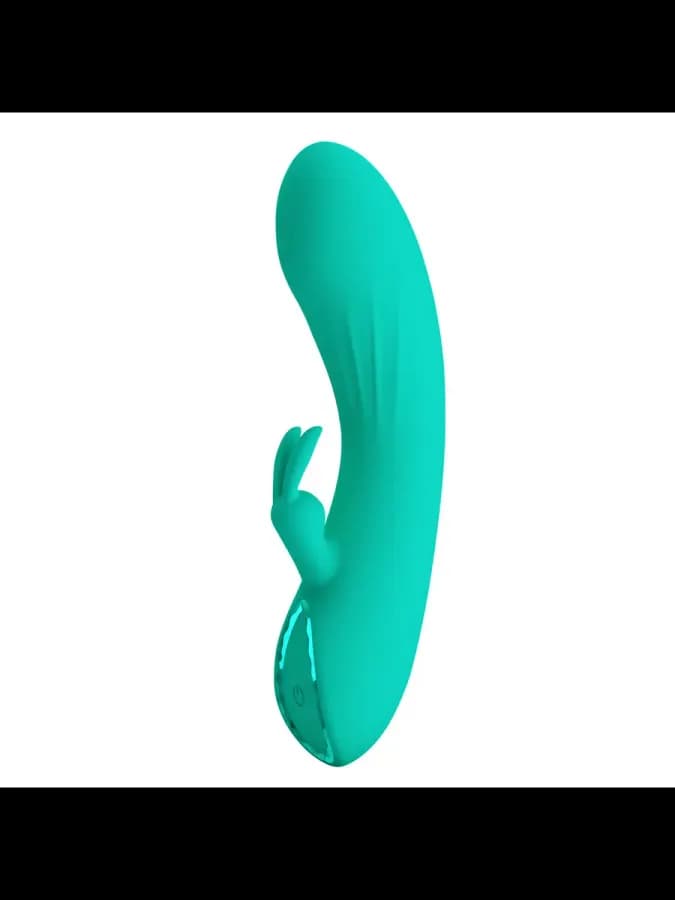 Массажёр-кролик с мощной вибрацией DJ STICK, бирюзовый — фото 2