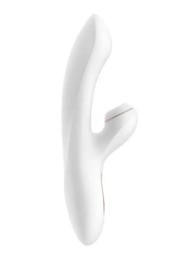 Вакуум-волновой стимулятор клитора Pro+ G-Spot белый 22 см — фото 4