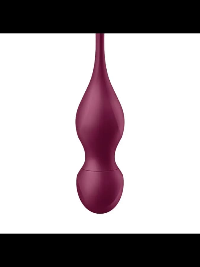 Тренажер Кегеля Satisfyer Love Birds Vary (Connect App) бордовый — фото 2