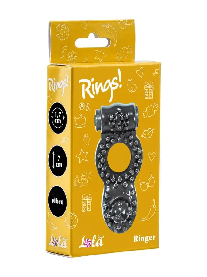 Эрекционное виброкольцо LolaGames Rings!, с вибрацией — фото 2