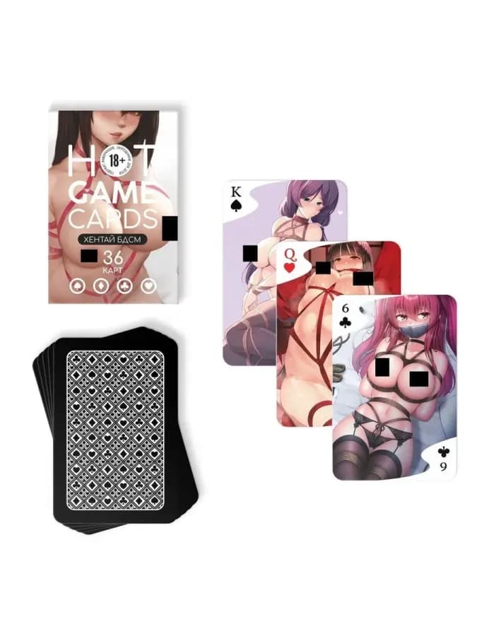 Эротические игральные карты, хентай, BDSM, Hot Game Card — фото 3