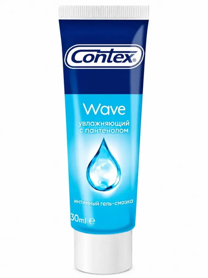 Гель-смазка интимная Contex Wave увлажняющая с пантенолом 30 мл