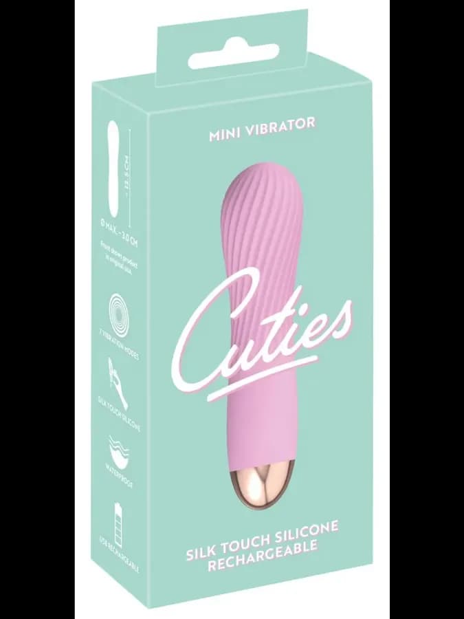 Мини вибратор Cuties - Розовый, Orion, силикон, для смелых — фото 1