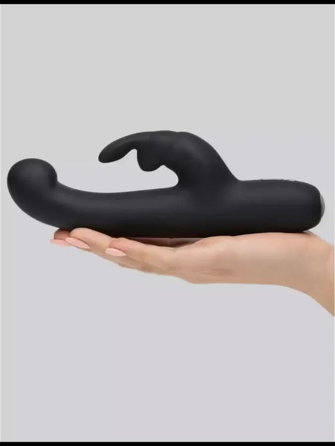 Вибратор Happy Rabbit Slimline G-Spot перезаряжаемый, черный — фото 3