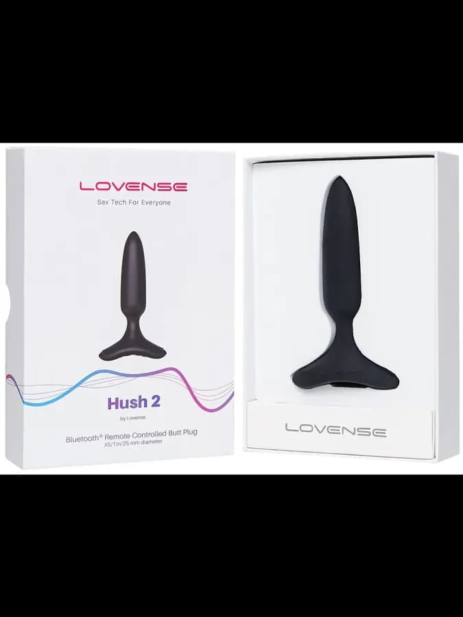 Анальная пробка LOVENSE Hush 2, бесшовный силикон, 12 см — фото 4