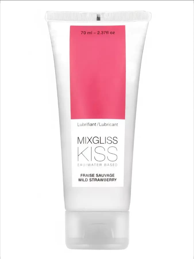 Смазка на водной основе MixGliss Kiss Fraise Sauvage, 70 мл — фото 1