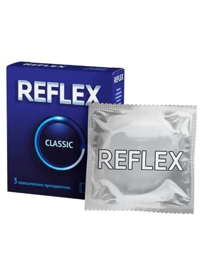 Презервативы из натурального латекса reflex classic