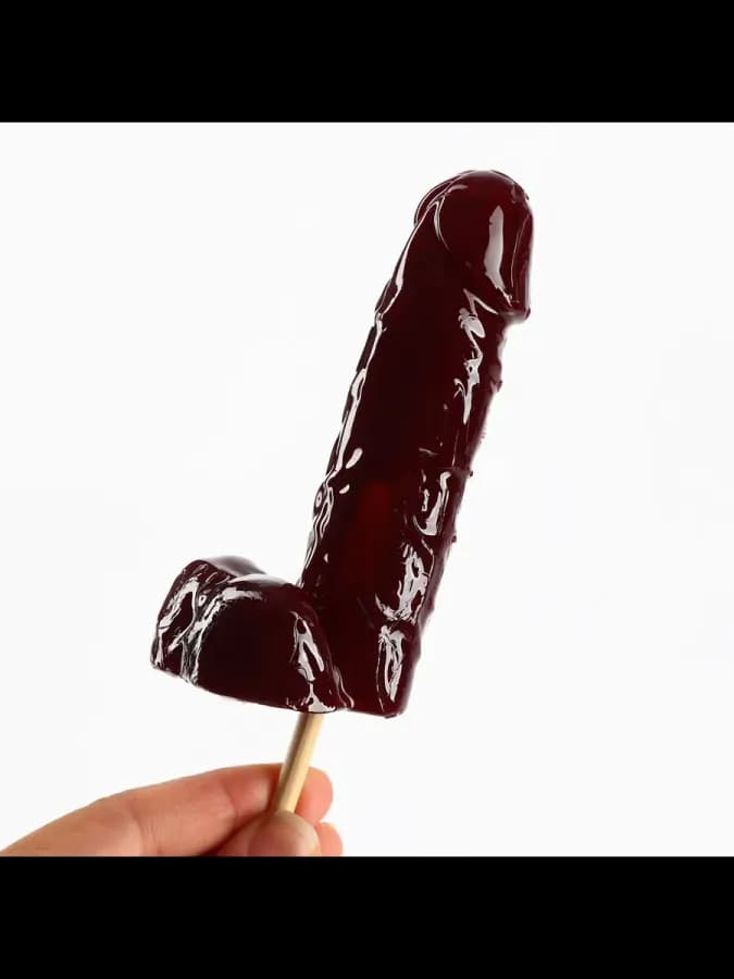 Леденец XXL в коробке Муж на час вкус: вишня, 120 г — фото 3
