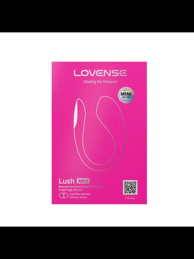 Lovense Lush Mini - мини виброяйцо с управлением смартфоном — фото 3