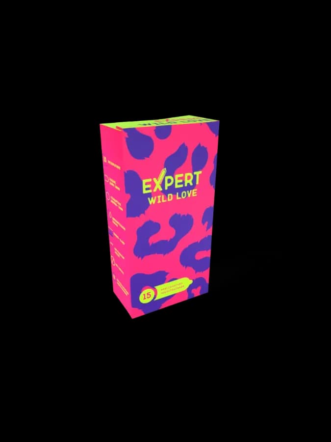 Презервативы EXPERT WILD LOVE № 12+3 (ребристые с точками), 12+3 шт
