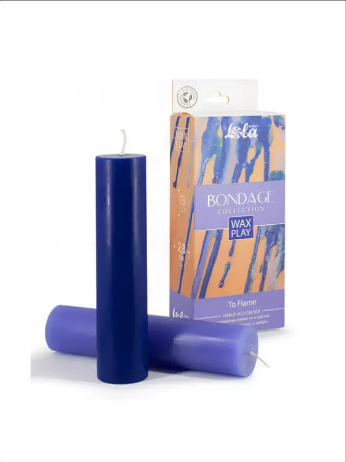 Набор из 2х низкотемпературных свечей Wax Play