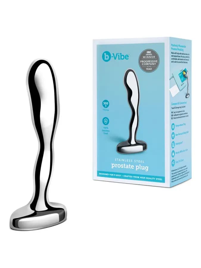 Stainless Steel Prostate Plug — стальной стимулятор простаты