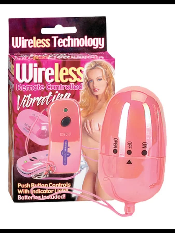 Wireless Vibrating Egg — розовое виброяйцо на дистанционном — фото 1