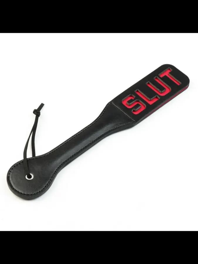 Шлёпалка БДСМ "SLUT" — фото 6
