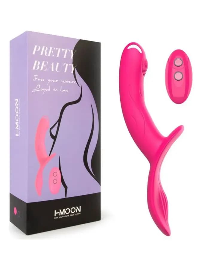 Pretty Beauty — поясной вибратор с пультом ДУ, 12.8×3 см