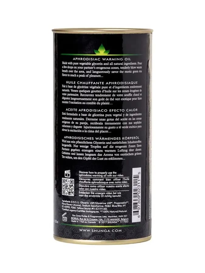 Масло для массажа ORGANIC EXOTIC GREEN TEA 100мл — фото 4