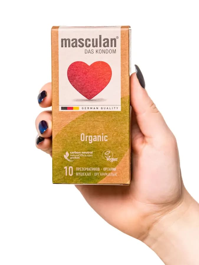 Презервативы MASCULAN ORGANIC № 10 (веганские и CO2-нейтральные) 10 шт — фото 2