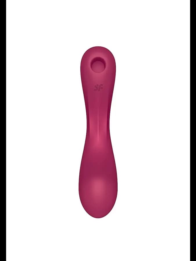 Вакуумно-волновой стимулятор Satisfyer Curvy Trinity 1 красный — фото 2