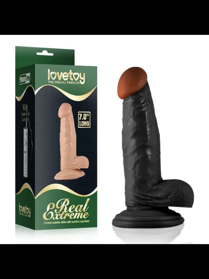 Фаллоимитатор на присоске Lovetoy Real Extreme (17,5*3,7) — фото 3