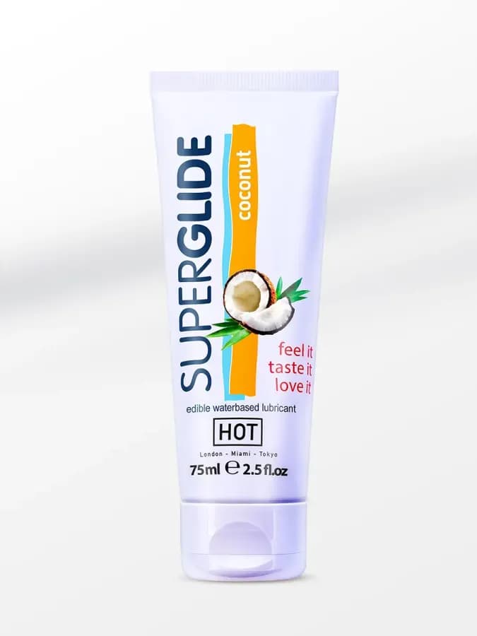 Смазка съедобная Superglide со вкусом кокоса 75мл — фото 3
