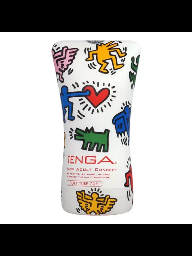 Мастурбатор SOFT CASE CUP TENGA & Keith Haring — фото 1