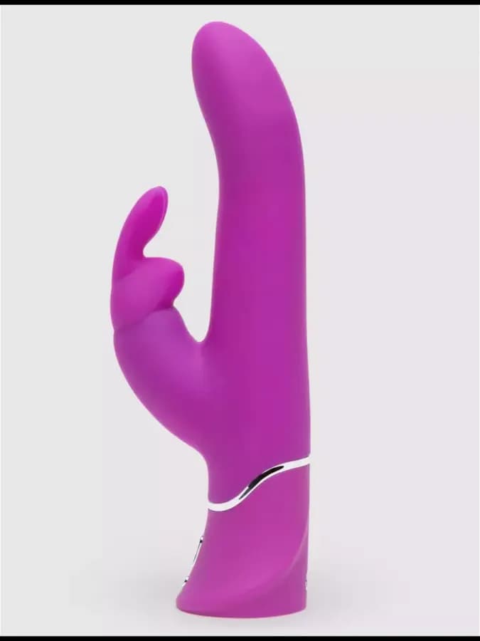 Вибратор с клиторальным стимулятором Happy Rabbit Curve Power Motion фиолетовый — фото 4