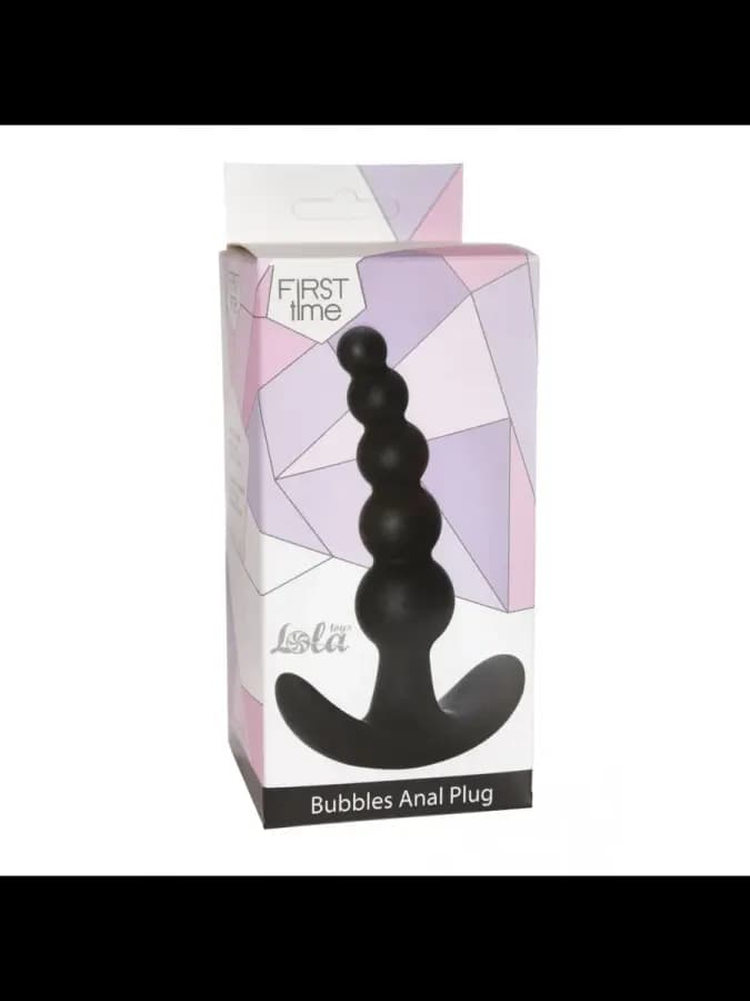 Анальная пробка Bubbles Anal Plug Black — фото 4