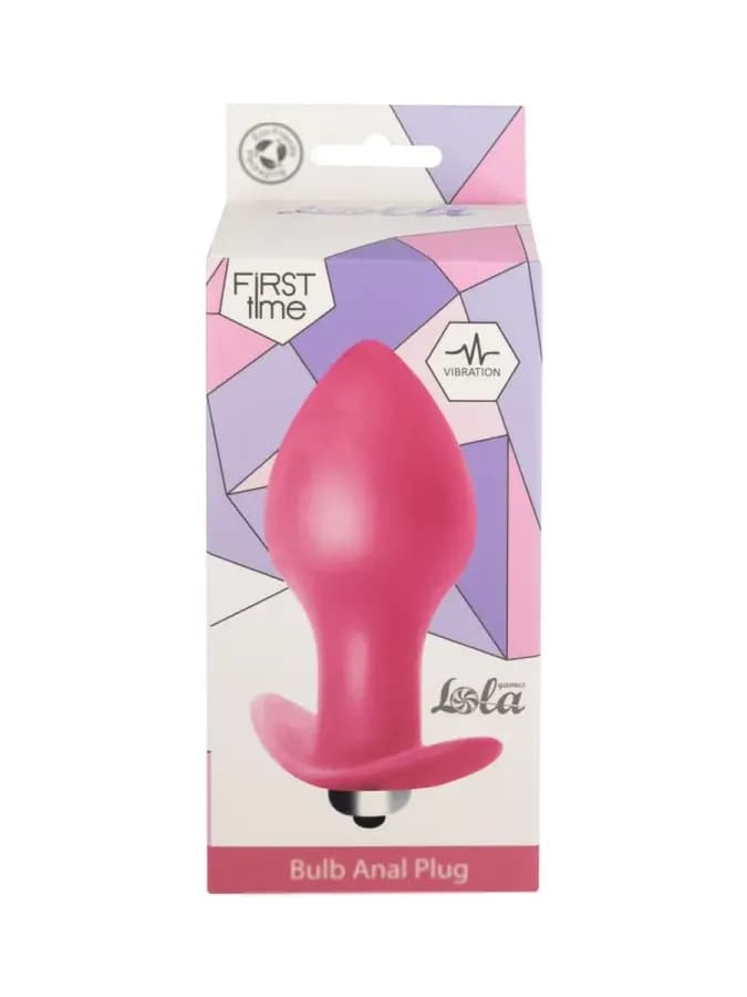 Анальная пробка с вибрацией Lola Games Bulb Anal Plug — фото 1