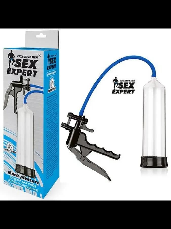 Вакуумная помпа Sex Expert с ручным насосом, SEM-55166