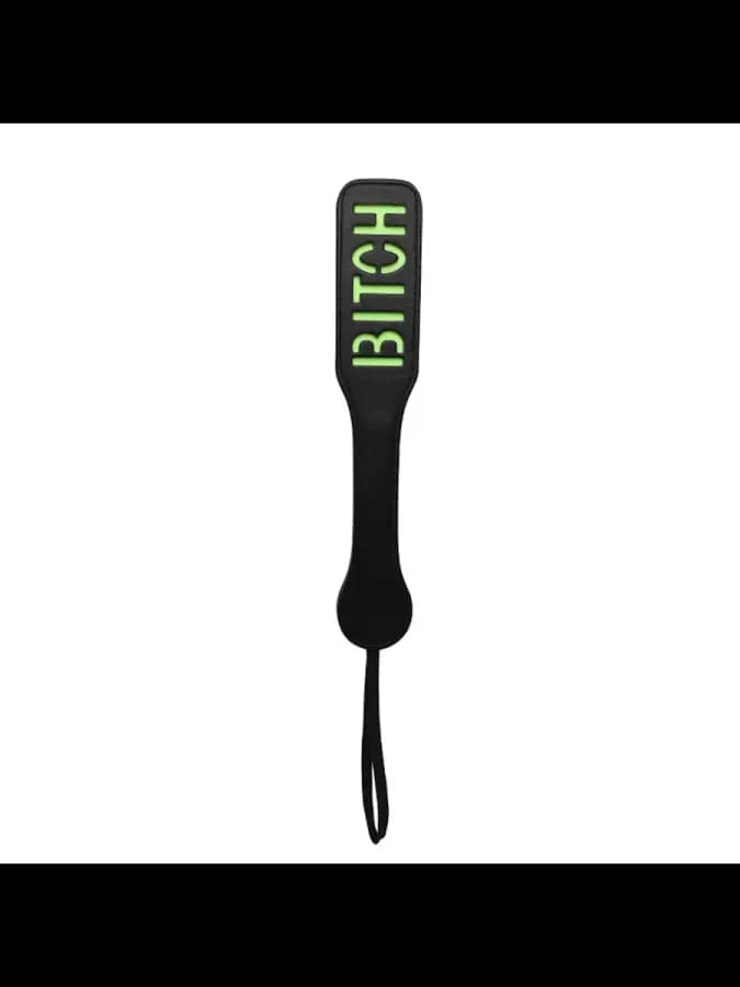 Шлепалка светящаяся в темноте с надписью Bitch