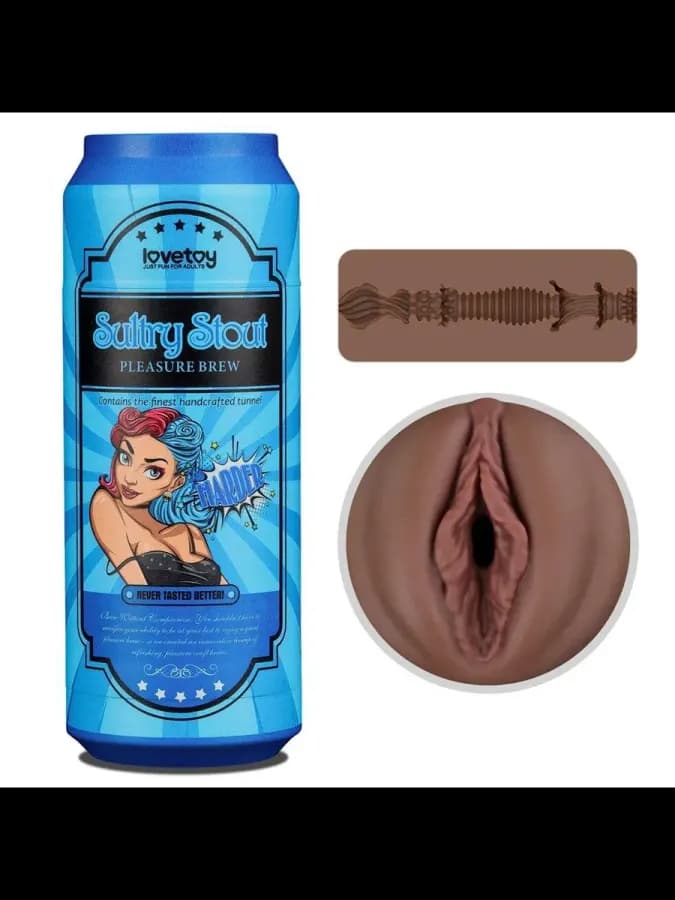 Мастурбатор "Sultry Stout" (вагина) коричневый цвет