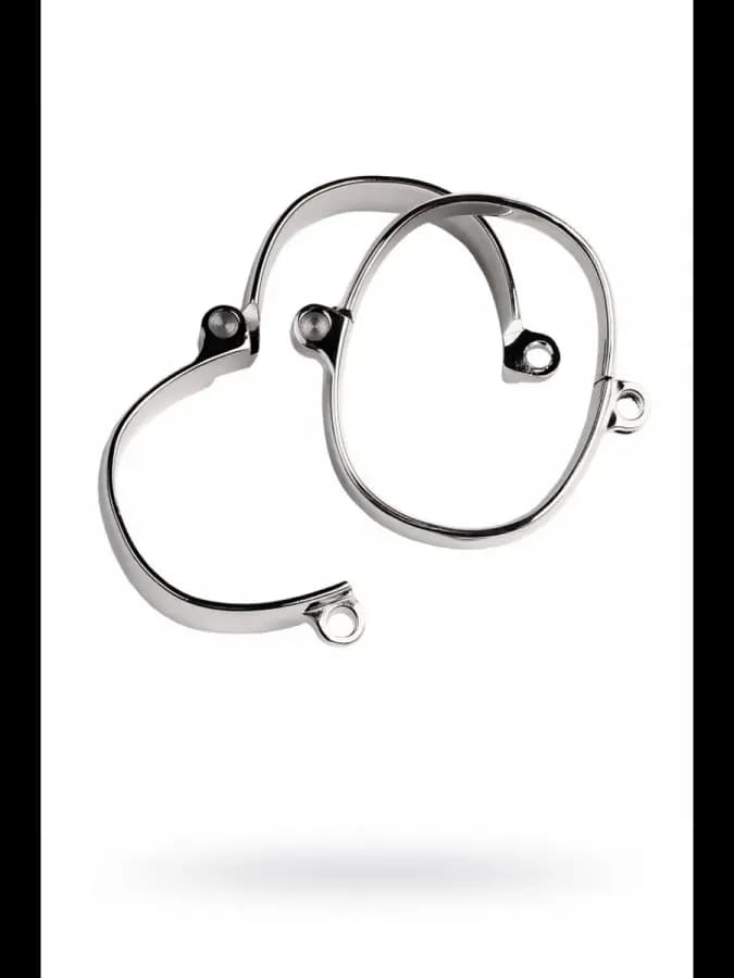 Наручники Toyfa Metal серебристые 8 см