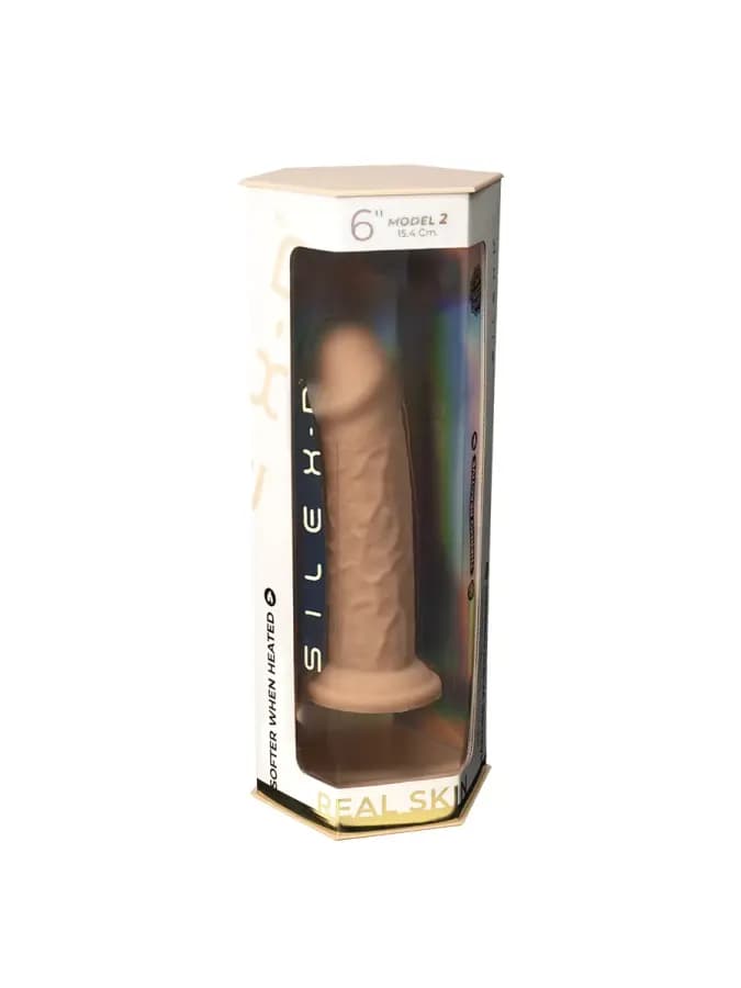 Фаллоимитатор Silexd Real Skin Model 2, телесный