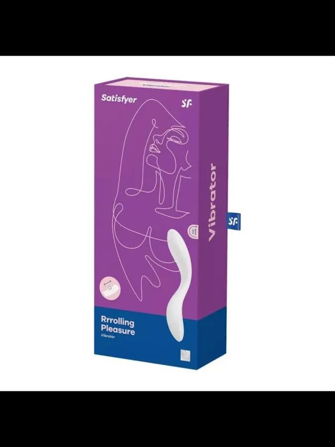 Вибратор с стимуляцией точки G Satisfyer Rrrolling Pleasure белый — фото 1