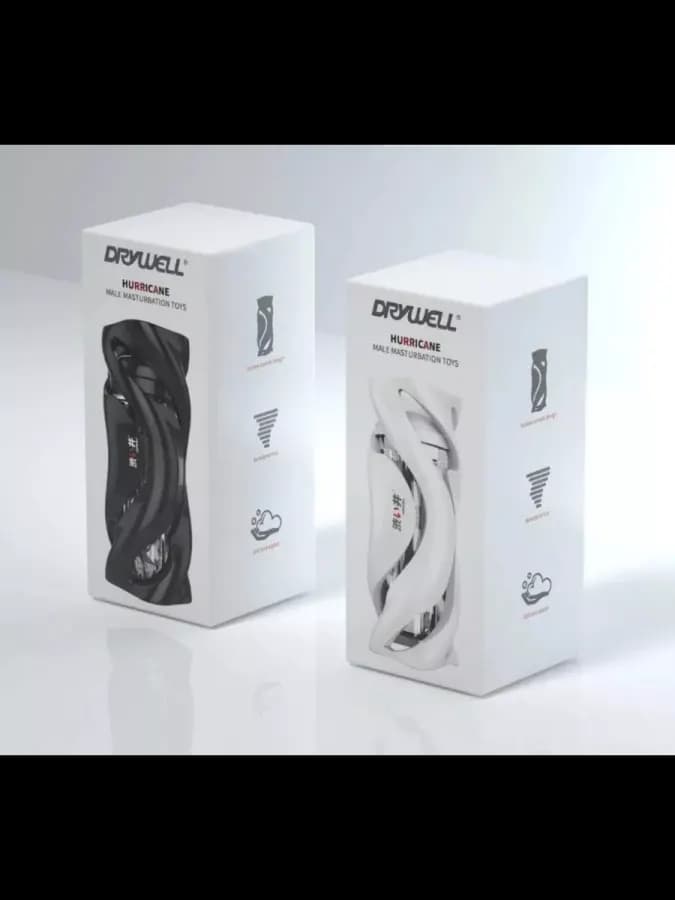 Мастурбатор Hurricane от Drywell черный